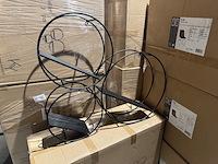 Wandrek, zwart metaal - afbeelding 1 van  5