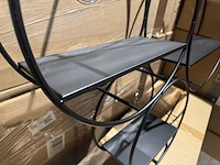 Wandrek, zwart metaal - afbeelding 5 van  5