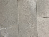 Wandtegel, stone design, vesta, grijs / chroom - afbeelding 1 van  5