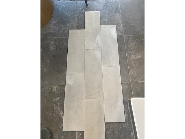 Wandtegel, stone design, vesta, grijs / chroom - afbeelding 2 van  5