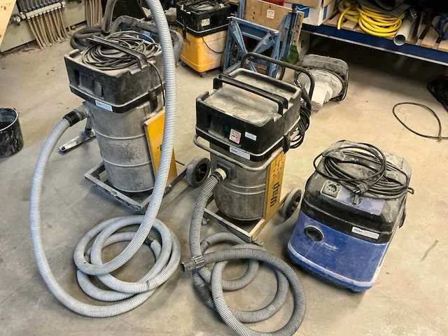 Wap industriële stof/waterzuiger (3x) - afbeelding 1 van  9