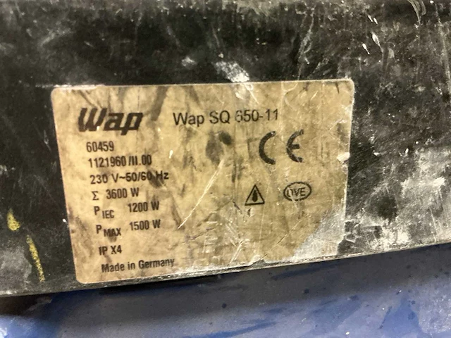 Wap industriële stof/waterzuiger (3x) - afbeelding 9 van  9