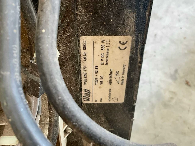 Wap kse 770 straatveegmachine - afbeelding 5 van  6