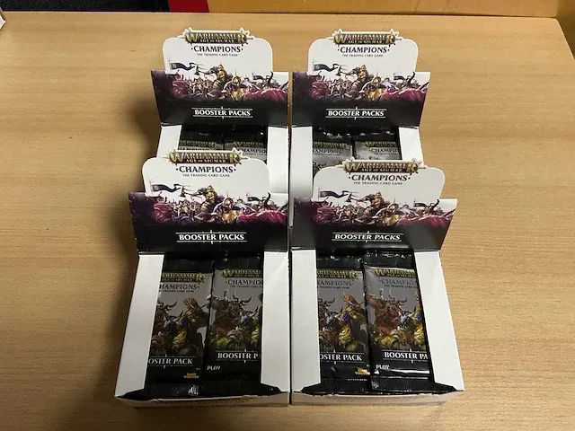 Warhammer age of sigmar champions booster box ruilkaartspel (4x) - afbeelding 1 van  1