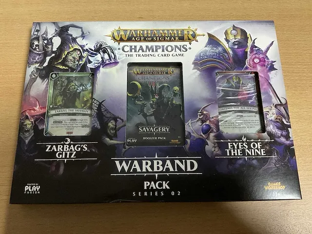 Warhammer age of sigmar warband pack series 02 ruilkaartspel (6x) - afbeelding 1 van  2