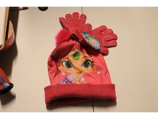 Warme mutsen set met hanin dscheon shimmer & shine 1x in ds77 - afbeelding 1 van  3