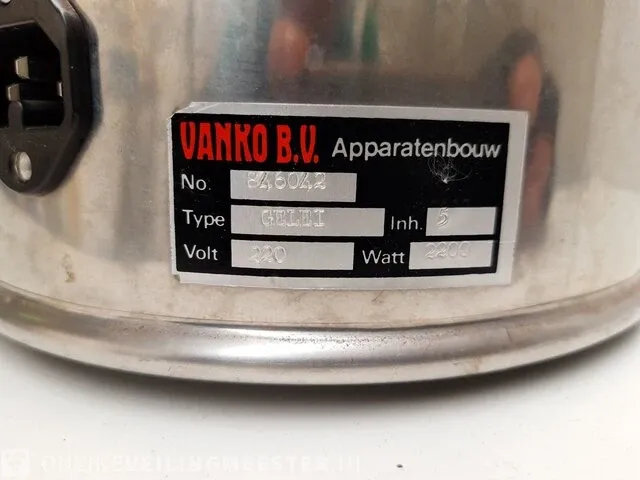 Warmhoud ketel voor gelei vanko - afbeelding 3 van  3