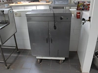 Warmhoudkast forved met 2 deuren. afmeting 77 x 42 x 91 cm. - afbeelding 1 van  3