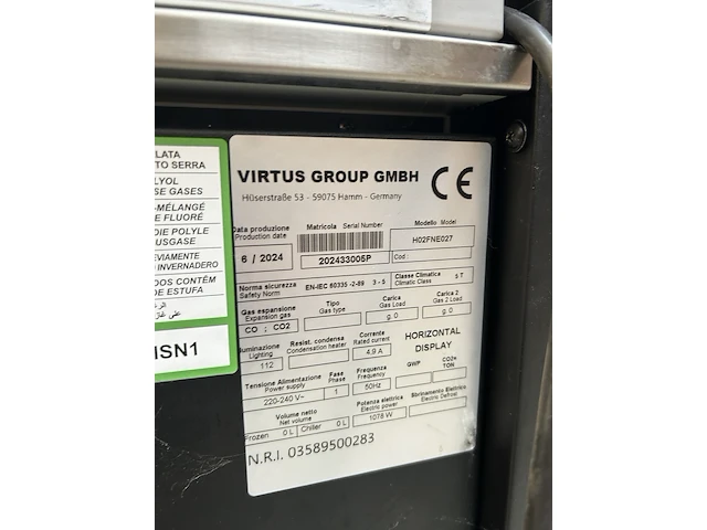 Warmhoudvitrine 120x74x137 cm virtus, h02fne027 - afbeelding 8 van  9