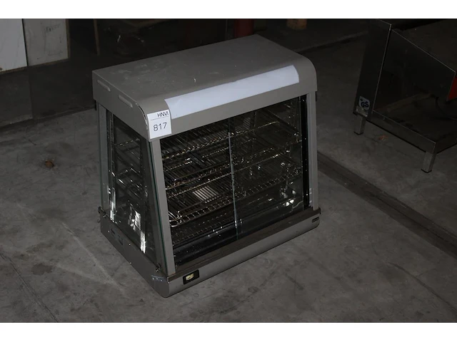 Warmhoudvitrine bartscher. afmeting 66 x 45 x 64 cm. - afbeelding 2 van  2
