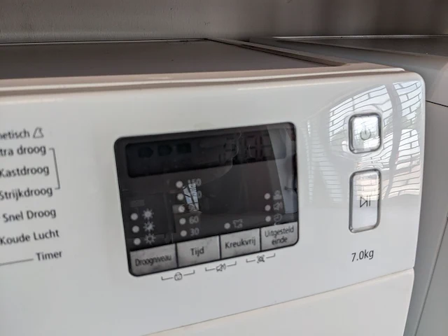 Warmte pomp droger 7.0 kg, samsung, dv70f5e2hgw, wit - afbeelding 5 van  9