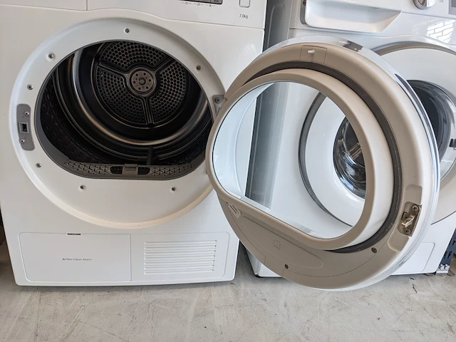 Warmte pomp droger 7.0 kg, samsung, dv70f5e2hgw, wit - afbeelding 6 van  9