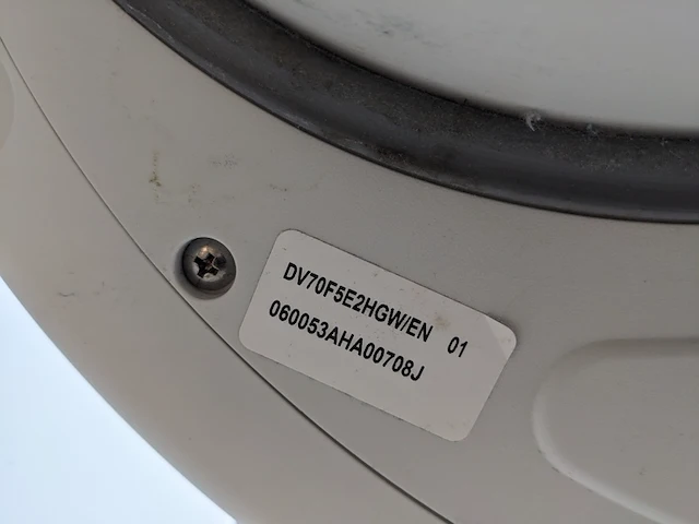 Warmte pomp droger 7.0 kg, samsung, dv70f5e2hgw, wit - afbeelding 8 van  9