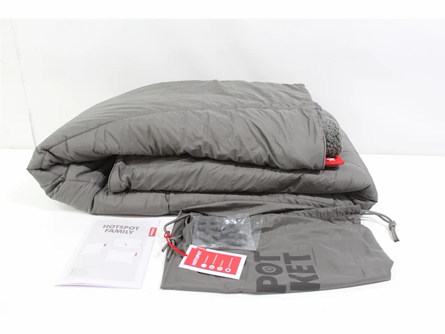 Warmtedeken fatboy hotspot cool grey (200 x 140 cm) - afbeelding 1 van  1