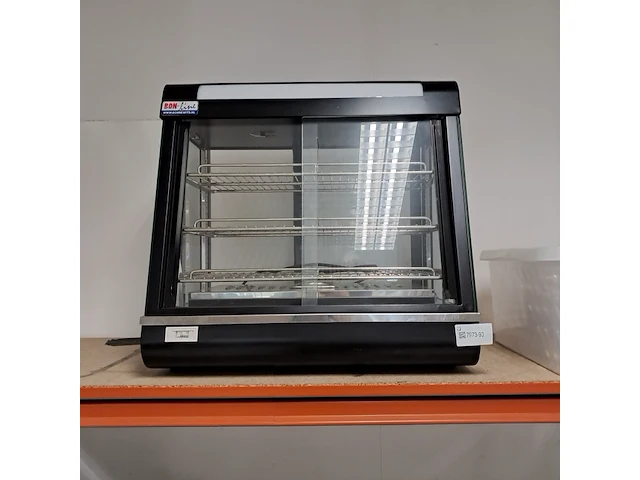 Warmtehoud-vitrine, bon-line, model r60-2 - afbeelding 1 van  3