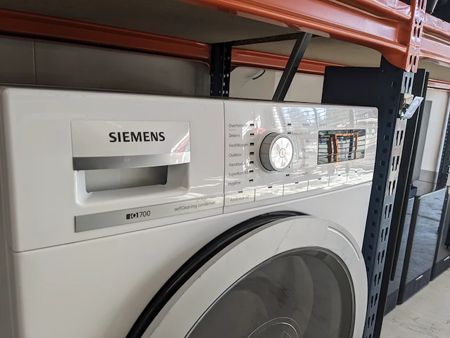 Warmtepomp droger 9.0 kg siemens iq700, wt44b562nl, wit - afbeelding 2 van  9