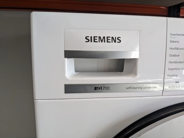 Warmtepomp droger 9.0 kg siemens iq700, wt44b562nl, wit - afbeelding 3 van  9