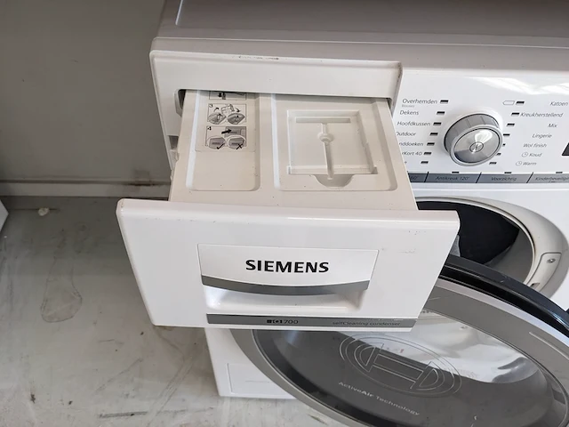 Warmtepomp droger 9.0 kg siemens iq700, wt44b562nl, wit - afbeelding 9 van  9
