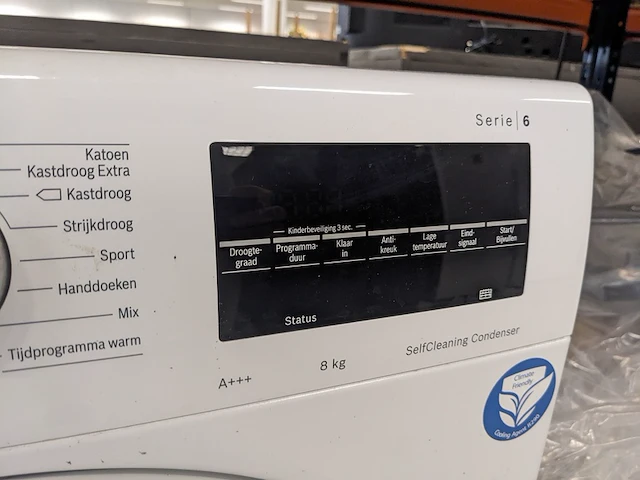 Warmtepomp droger a+++, bosch, wtw8446enl - afbeelding 5 van  9