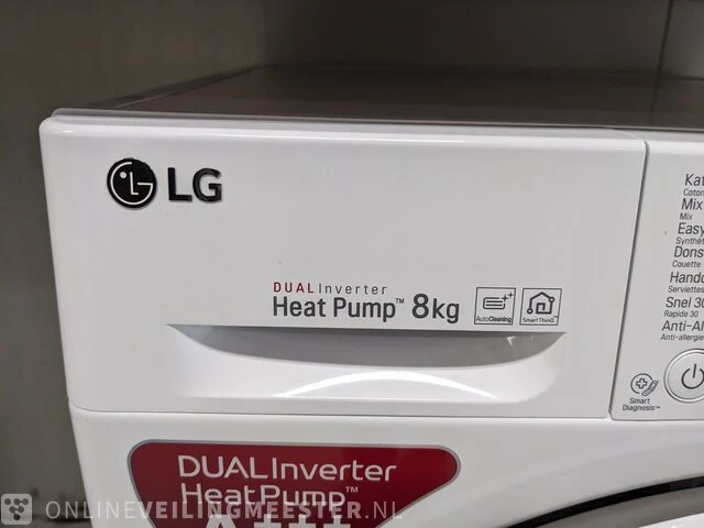 Warmtepomp droger lg, rc80v9af40 - afbeelding 3 van  8