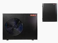 Warmtepomp split unit 5-7kw durawell, dhp-070-050-s, zwart - afbeelding 1 van  5