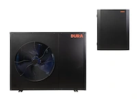 Warmtepomp split unit 7-9kw durawell, dhp-090-070-s, zwart, 2024