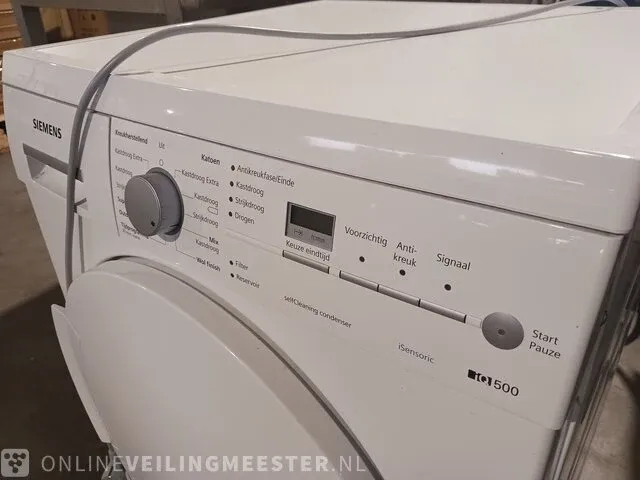 Warmtepompdroger - wasdroger siemens, iq500 wdt65 isensoric self cleaning condenser - afbeelding 7 van  11