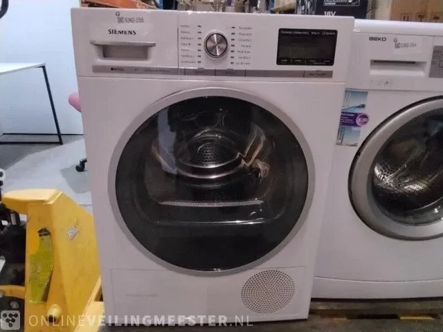 Warmtepompdroger siemens, iq 800, wit - afbeelding 1 van  3