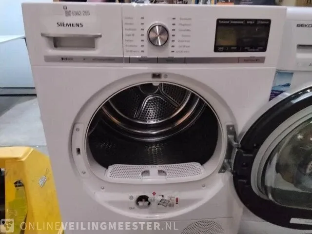 Warmtepompdroger siemens, iq 800, wit - afbeelding 3 van  3
