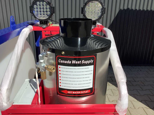 Warmwater hogedrukreiniger met tank - afbeelding 2 van  15