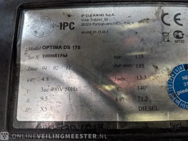 Warmwater hogedrukreiniger optima - afbeelding 8 van  10