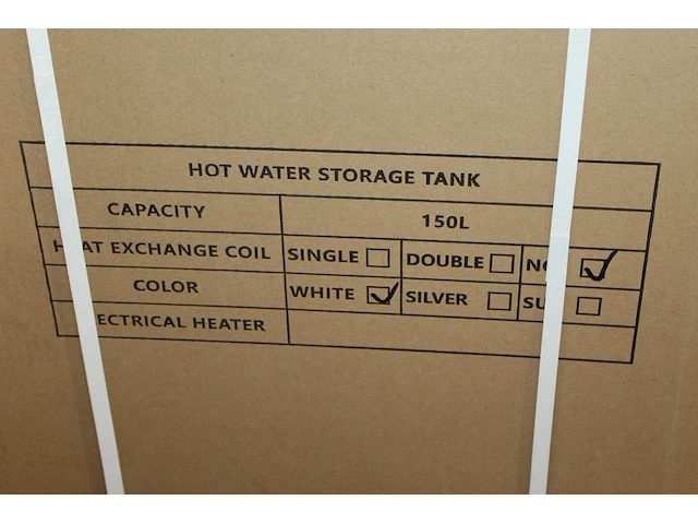 Warmwatertank atm 150 liter. - afbeelding 2 van  2