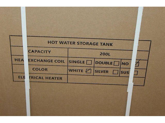 Warmwatertank atm 200 liter. - afbeelding 2 van  2
