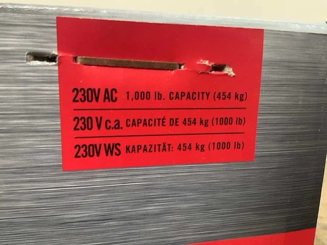 Warn pullzall elektrische hijslier 450kg / 230v / 4,6 mtr lierkabel - afbeelding 11 van  11