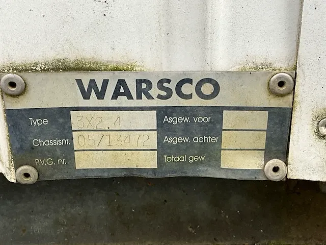 Warsco sanitaire unit - afbeelding 3 van  11
