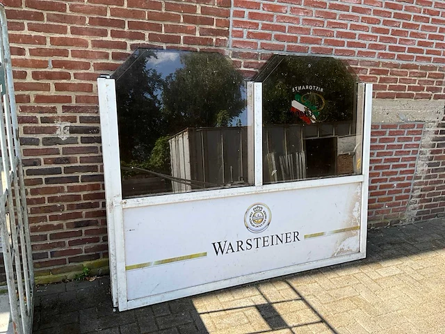 Warsteiner aluminium terrasschermen (4x) - afbeelding 1 van  7