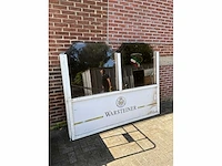 Warsteiner aluminium terrasschermen (4x) - afbeelding 2 van  7