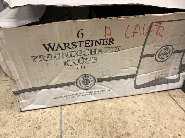 Warsteiner bierpullen (110x) - afbeelding 7 van  8