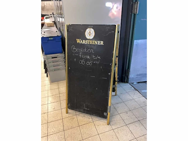 Warsteiner stoepbord - afbeelding 2 van  4