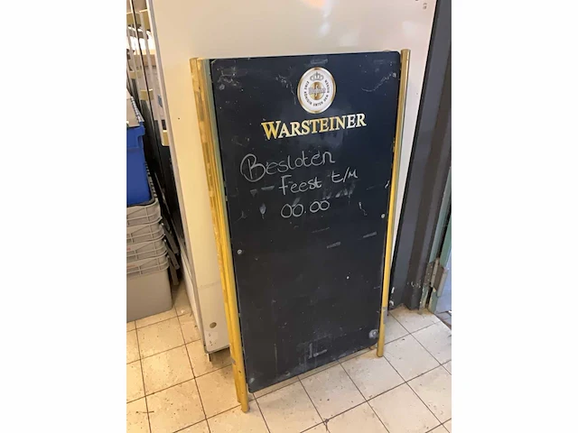 Warsteiner stoepbord - afbeelding 3 van  4