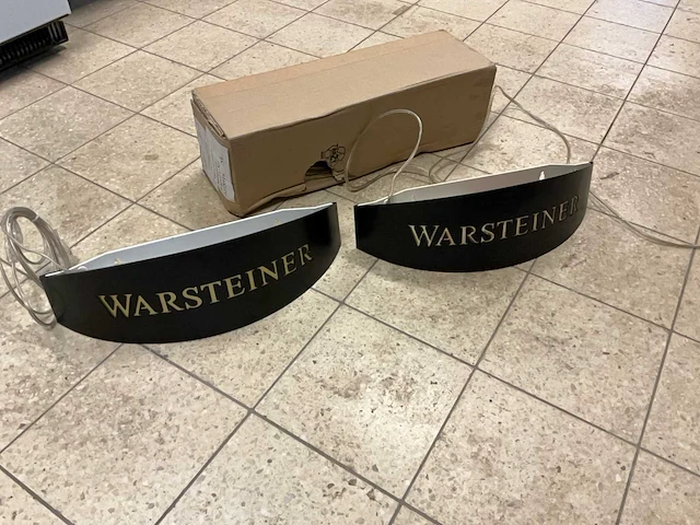 Warsteiner wandlampen (3x) - afbeelding 2 van  6
