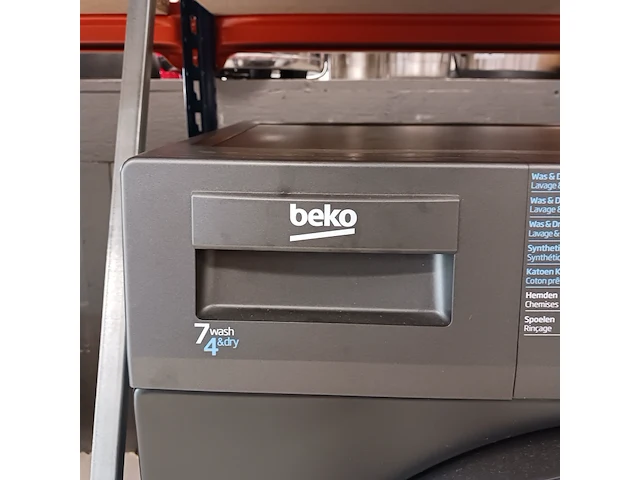 Was droog machine, beko, htv7732xa01, donkergrijs / antraciet, 2022 - afbeelding 7 van  10