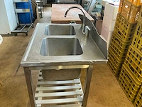 Wasbakken met werkbank - afbeelding 12 van  15