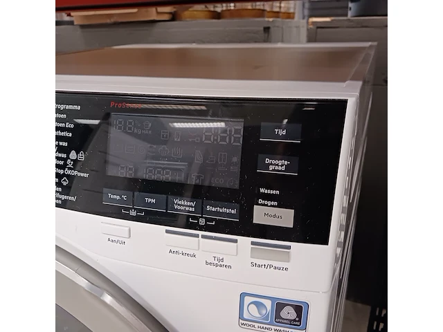 Was/droog machine 10.0 kg/6.0 kg, aeg 8000 serie, l8we06cs - afbeelding 2 van  8