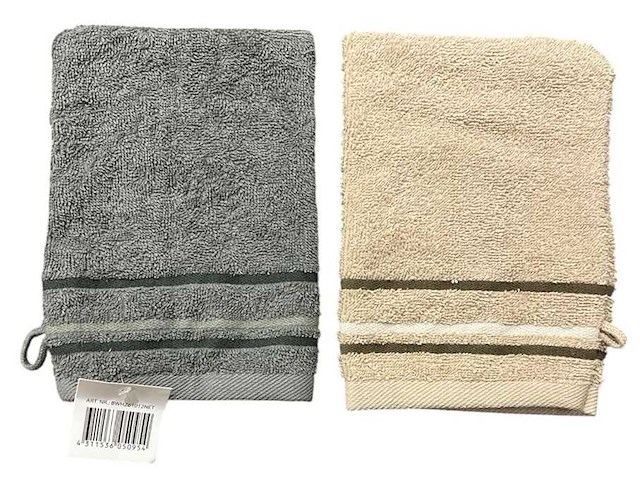 Washand beige/grijs - mixpartij (1000x) - afbeelding 1 van  1