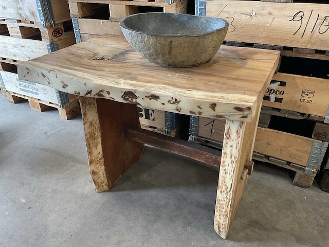 Waskom op tafel - afbeelding 1 van  4