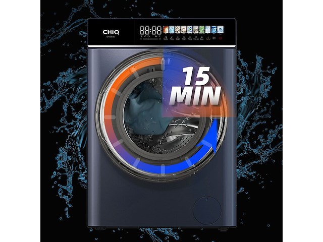 Wasmachine 10 kg 12 programma's space pro, chiq, cw106581ax - afbeelding 1 van  5