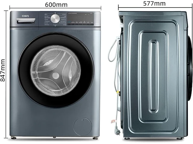 Wasmachine 10 kg 16 programma's space pro chiq, cfl100-14586im3xa - afbeelding 2 van  4
