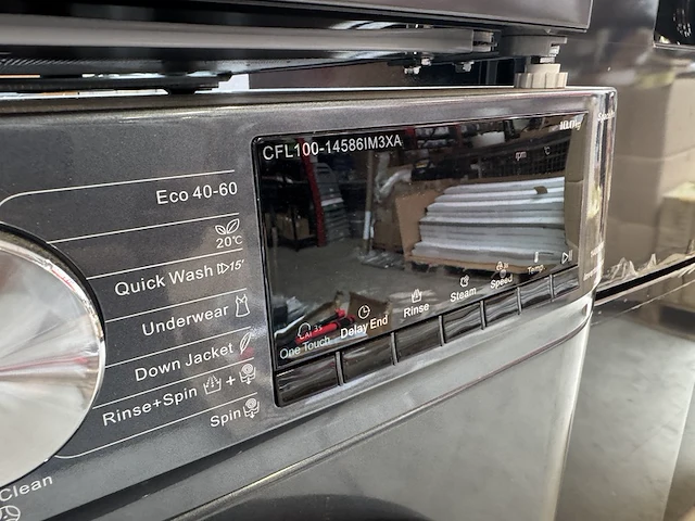 Wasmachine 10 kg 16 programma's space pro chiq, cfl100-14586im3xa - afbeelding 4 van  4