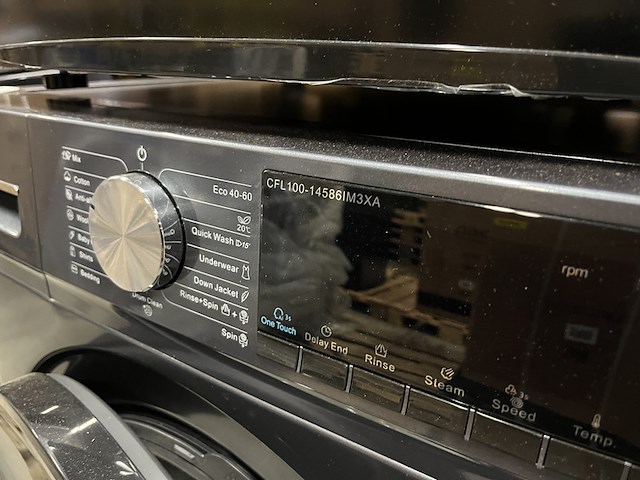 Wasmachine 10 kg 16 programma's space pro chiq, cfl100-14586im3xa - afbeelding 6 van  7